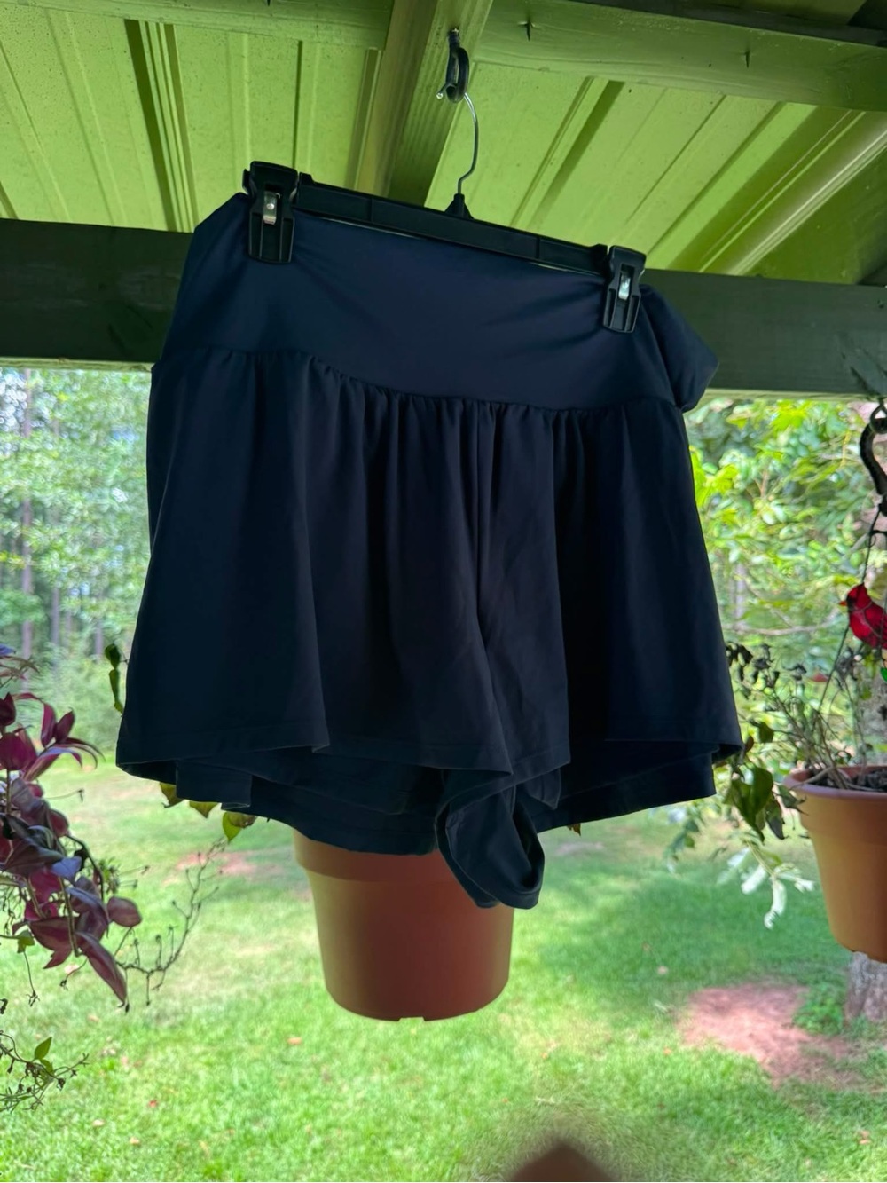 HALARA Black Athletic Skort Shorts